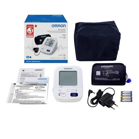 Тонометр (МЕД РегУд) OMRON M3 Comfort (HEM-7155-ALRU) манжета 22-42 см, автоматический, на плечо, блок питания