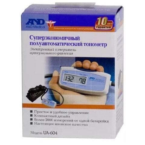 Тонометр (МЕД РегУд) AND UA-604, манжета 22-32 см, полуавтоматический, на плечо, питание 1хАА