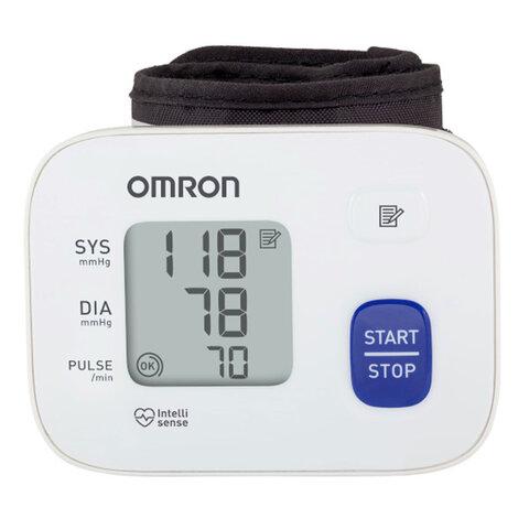 Тонометр (МЕД РегУд) OMRON RS2 (HEM-6121-RU), манжета 13,5-21,5 см, автоматический, на запястье, питание 2хААА