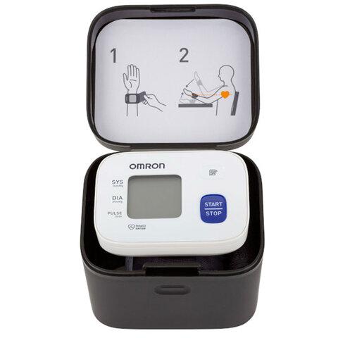 Тонометр (МЕД РегУд) OMRON RS2 (HEM-6121-RU), манжета 13,5-21,5 см, автоматический, на запястье, питание 2хААА