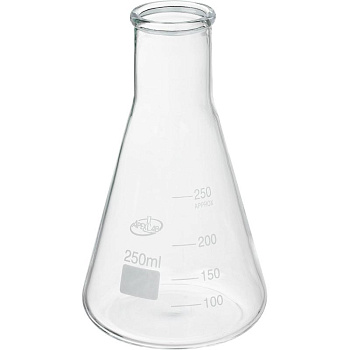 Колба коническая КН-3-250-34, с дел., ТС, ГОСТ 25336-82 Apexlab